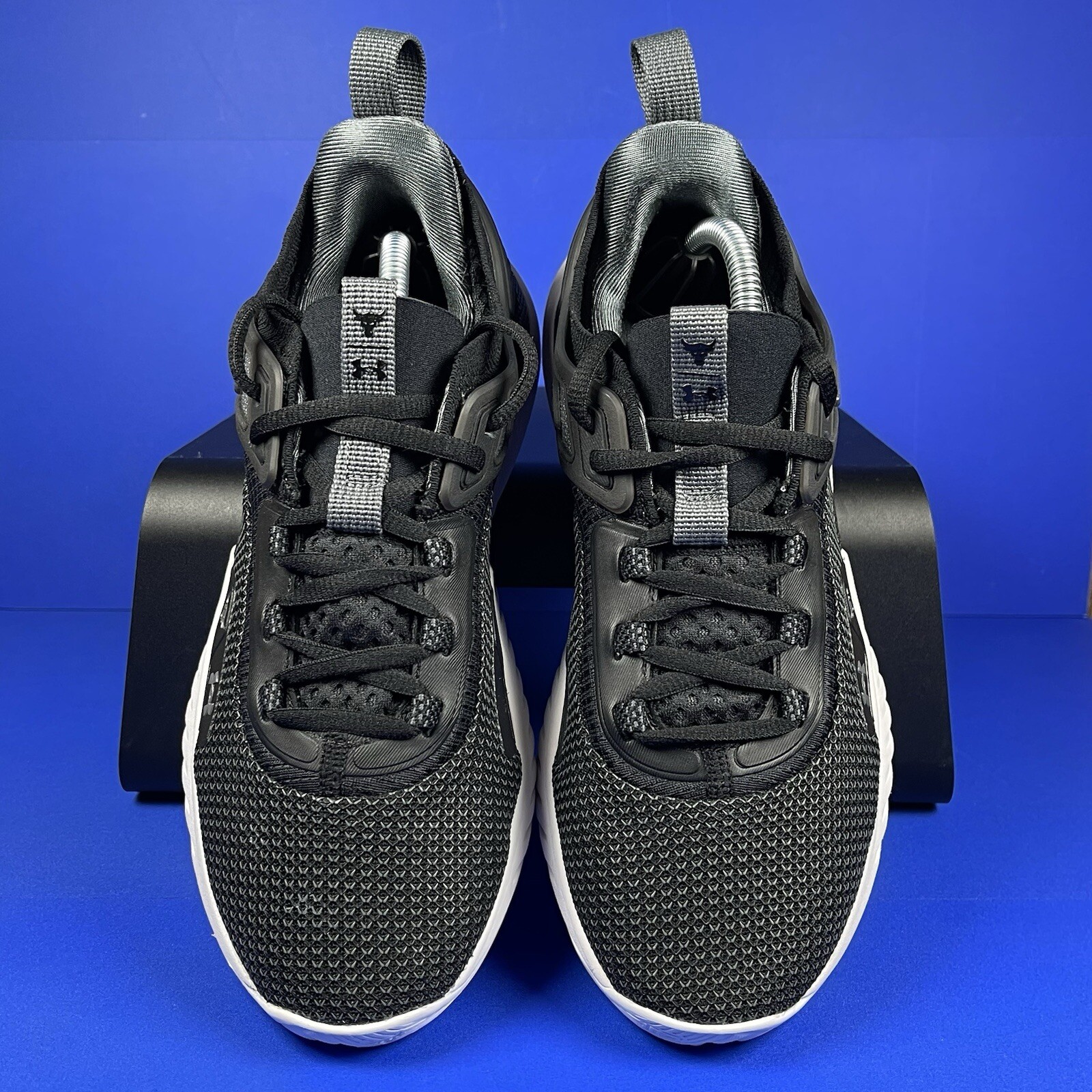 Under Armour Women's 9.5 Project Rock 5 Training Shoes Sneakers Black thumbnail 2