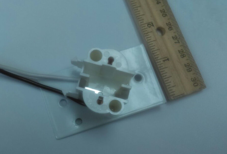 15W 2PIN FL FLUORESCENT LIGHT BULB BALLAST + SOCKET LAMP HOLDER