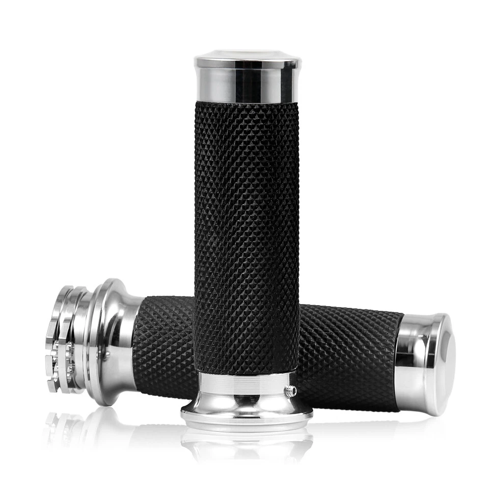 Empuñaduras universales de manillar de 1"" 25 mm para Harley Honda Yamaha Suzuki Kawasaki Foto 3 de 4