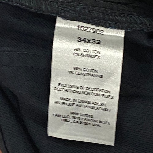 Banana Republic Chino Hose Herren 34 x 32 Slim Fit Schwarz Gerades Bein Stretch - Bild 19 von 20