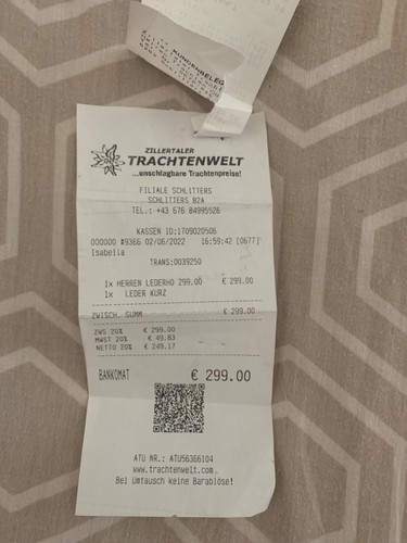 Zillertaler Trachtenwelt Lederhose - Bild 3 von 3