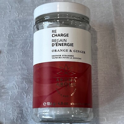 Bath & Body Works Aromatherapy Orange & Ginger Aroma Spa Shower Steamers Tablets