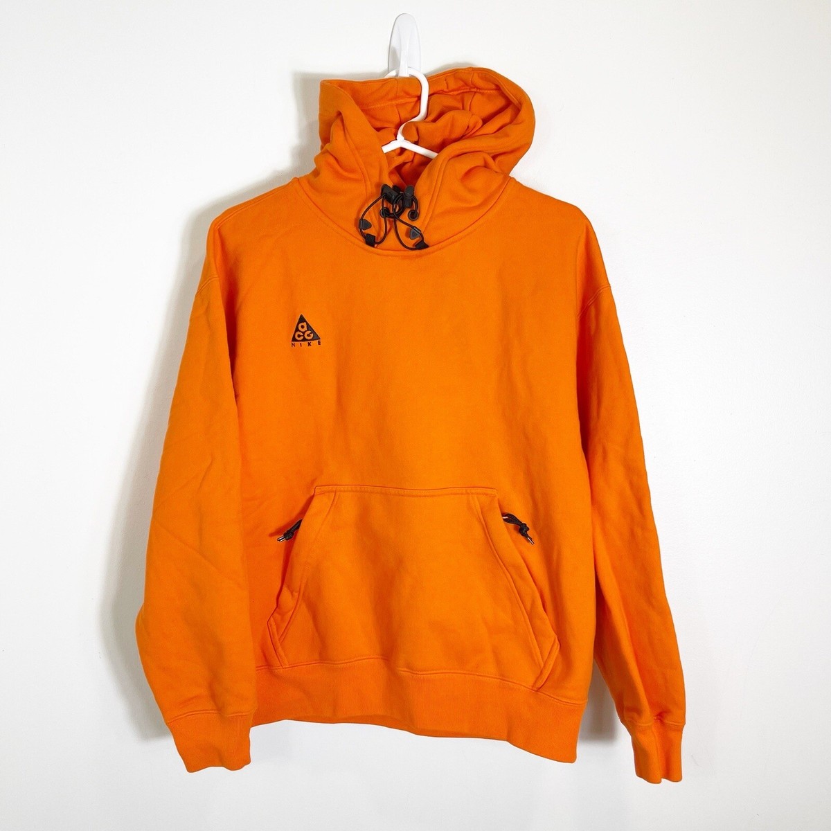 Nike ACG Pullover Hoodie Sweatshirt Safety Orange BQ3453-819
