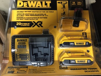 dewalt 18 volt to dewalt 20 volt battery adapter dewalt 18 volt to dewalt 20 volt battery adapter