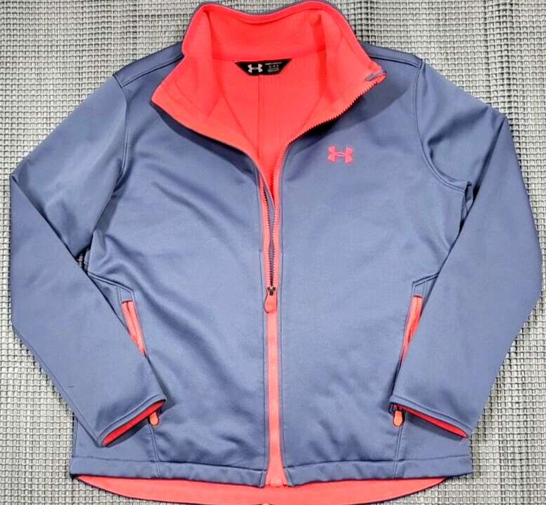 Chaqueta UNDER ARMOUR STORM 2 Cold Gear INFRARROJO Niña YXL Rosa Púrpura Forrada de Vellón Foto 2 de 4