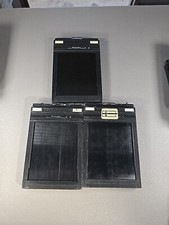 Lot of 3 Graphic Riteway 4X5 Sheet Film Holders Marked 6,24,39 1284 Made In USA