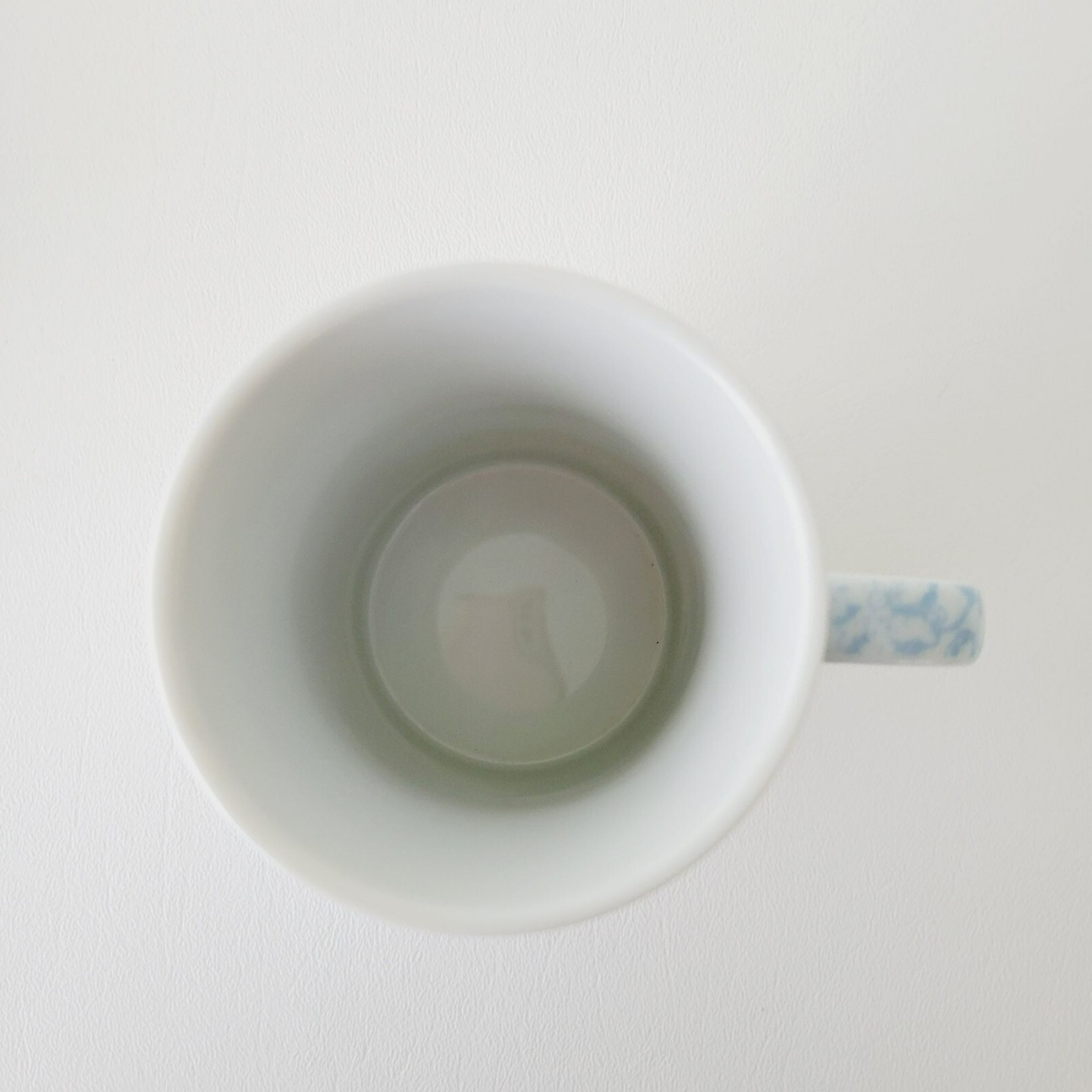 Blue & White Botanical Garden Coffee Mugs (2), Living Quarters, French Country