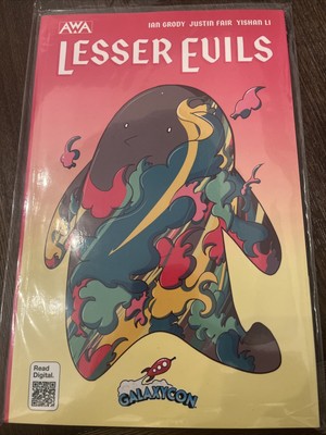 Lesser Evils #1 GalaxyCon Exclusive Variant Trade Paper Comic book Raleigh 2022