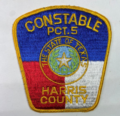Harris County Constable Pct 5 Texas TX Patch A5a