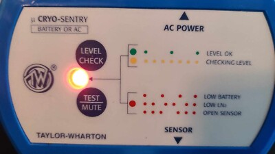 Tyler-Wharton Cryo-Sentry Low Level Alarm R033-8C15