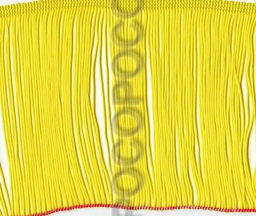 Passamaneria Frangia Tripolino 5 Cm In Viscosa - Per Cucito Creativo, Moda E Costumi, Taglio Continuo Al Metro
