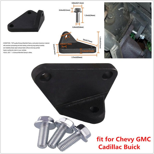 Exhaust Manifold Clamp For The Broken Bolt Inside Cylinder Head Replace