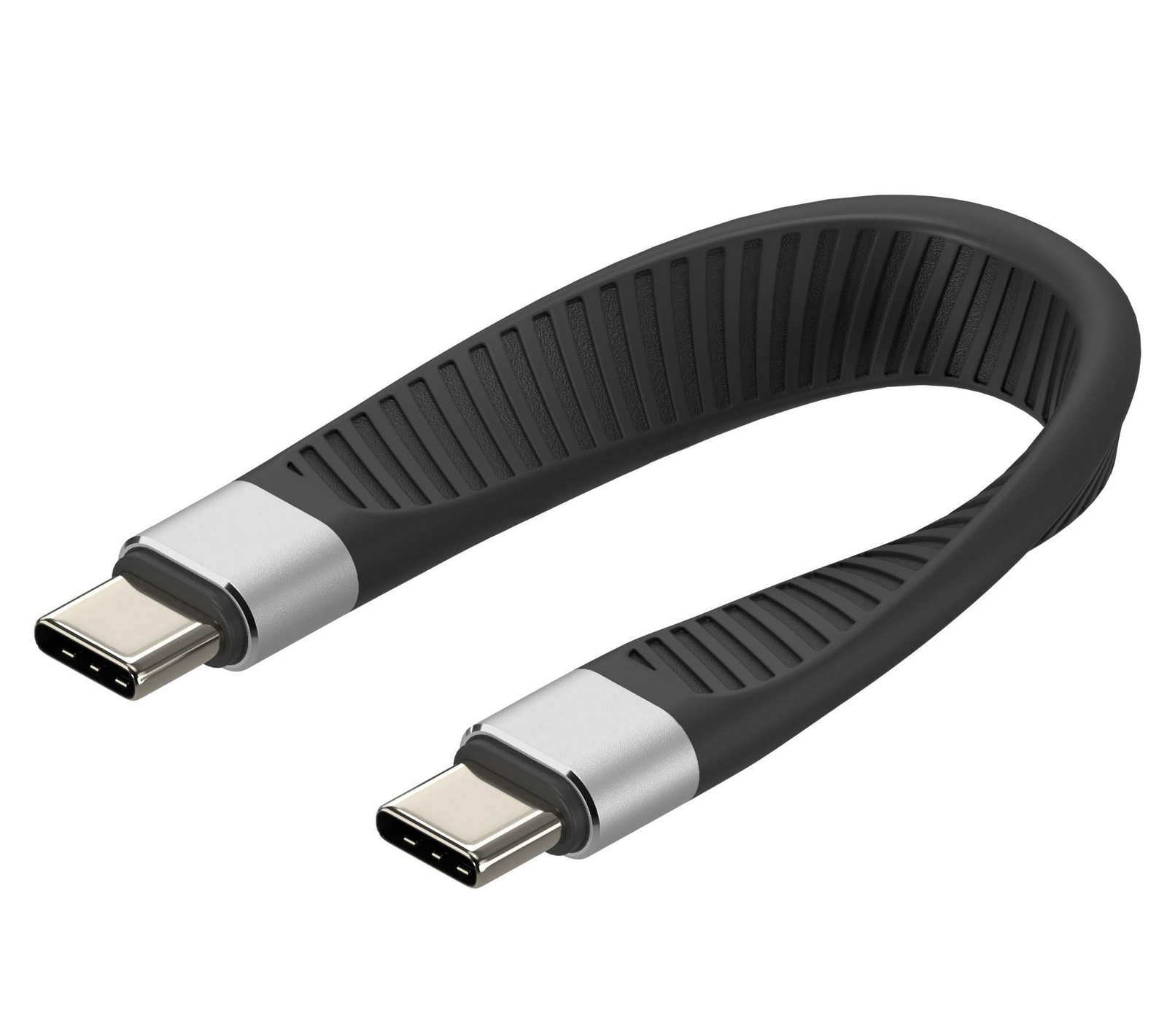 Informatica - Vari - Cavo Corto Piatto Usb-c&trade; Maschio A Usb-c&trade; Ma...