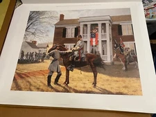 David  Wright -  THE GENERALS  FAREWELL  - Collectible Civil War Print - MINT