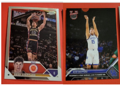 REED SHEPPARD ROOKIE CARD BOWMAN NOW ONLINE ONLY & TOPPS CHROME RC UK ...