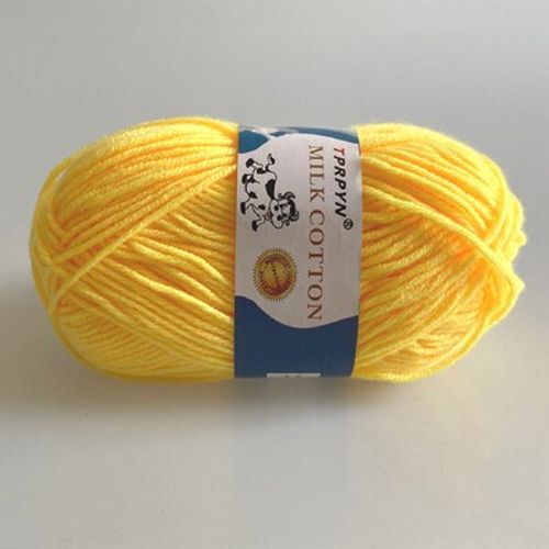Milk Cotton Knitting Wool Yarn 50g 95m Thick Crochet Thread Yarns Knitting Line - Bild 28 von 79