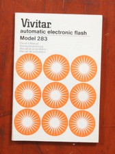 VIVITAR 283 FLASH INSTRUCTION BOOK/147964