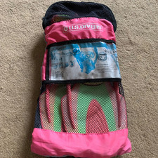 U.S. DIVERS JUNIOR SIZE S/M 1-3 FINS  SNORKEL