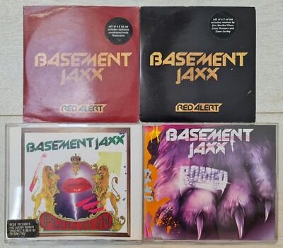 BASEMENT JAXX CD SINGLE BUNDLE - REMIXES ERIC MORILLO HARRY ROMERO ROGER SANCHEZ