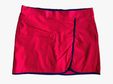 Rafaella Weekend Pull On Skort Size XL Bright Pink Stretch Side Pockets Women's
