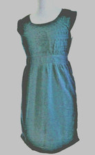 FAT FACE DRESS-NWOT-Navy Cotton Knee Length UK 12-SALE-NOW 50% OFF PRICE