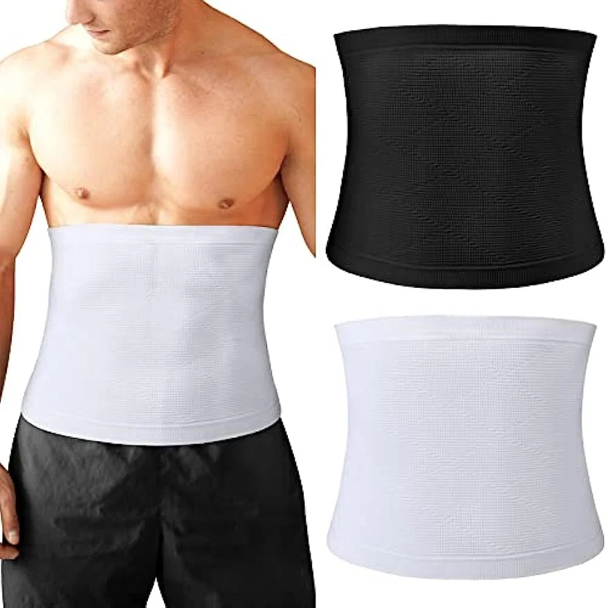 Cinturón de control de cintura para hombres firme control de abdomen compresión adelgazante modelador corporal Foto 2 de 4