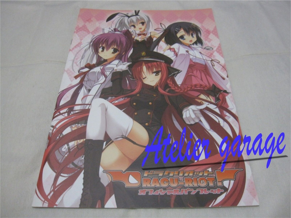 USED DRACU - RIOT Official Pamphlet Full Color Japanese