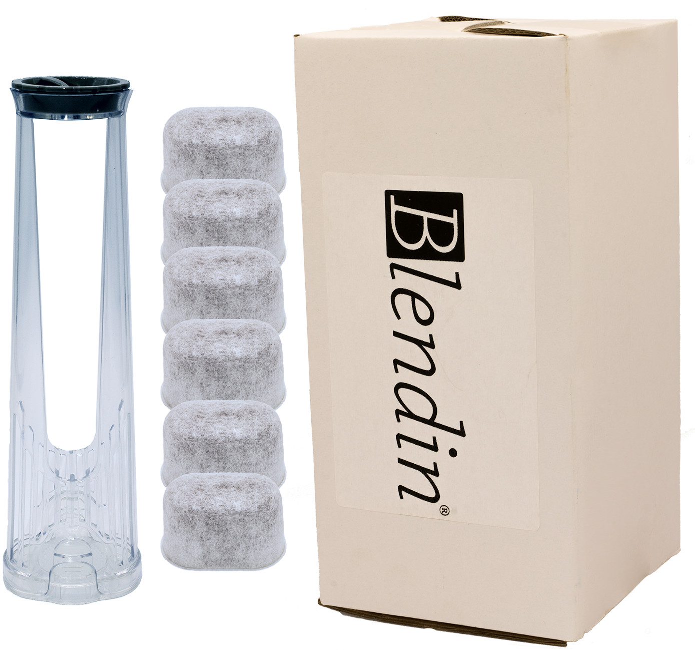 Blendin Water Filter Holder & 6 Water Filters Compatible with Keurig 2.0 Coffee