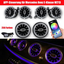 256 Farben APP Control Air Vent LED Umgebungslicht für Mercedes Benz E W213