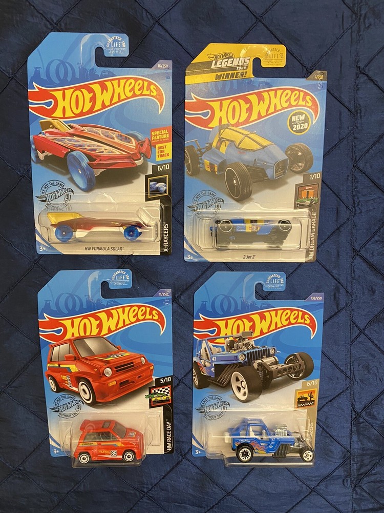 LOT OF 4 HOT WHEELS