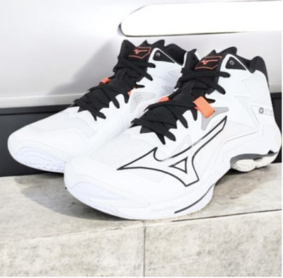 MIZUNO Unisex Volleyballschuhe WAVE LIGHTNING Z8 MID V1GA240551 weiß x schwarz