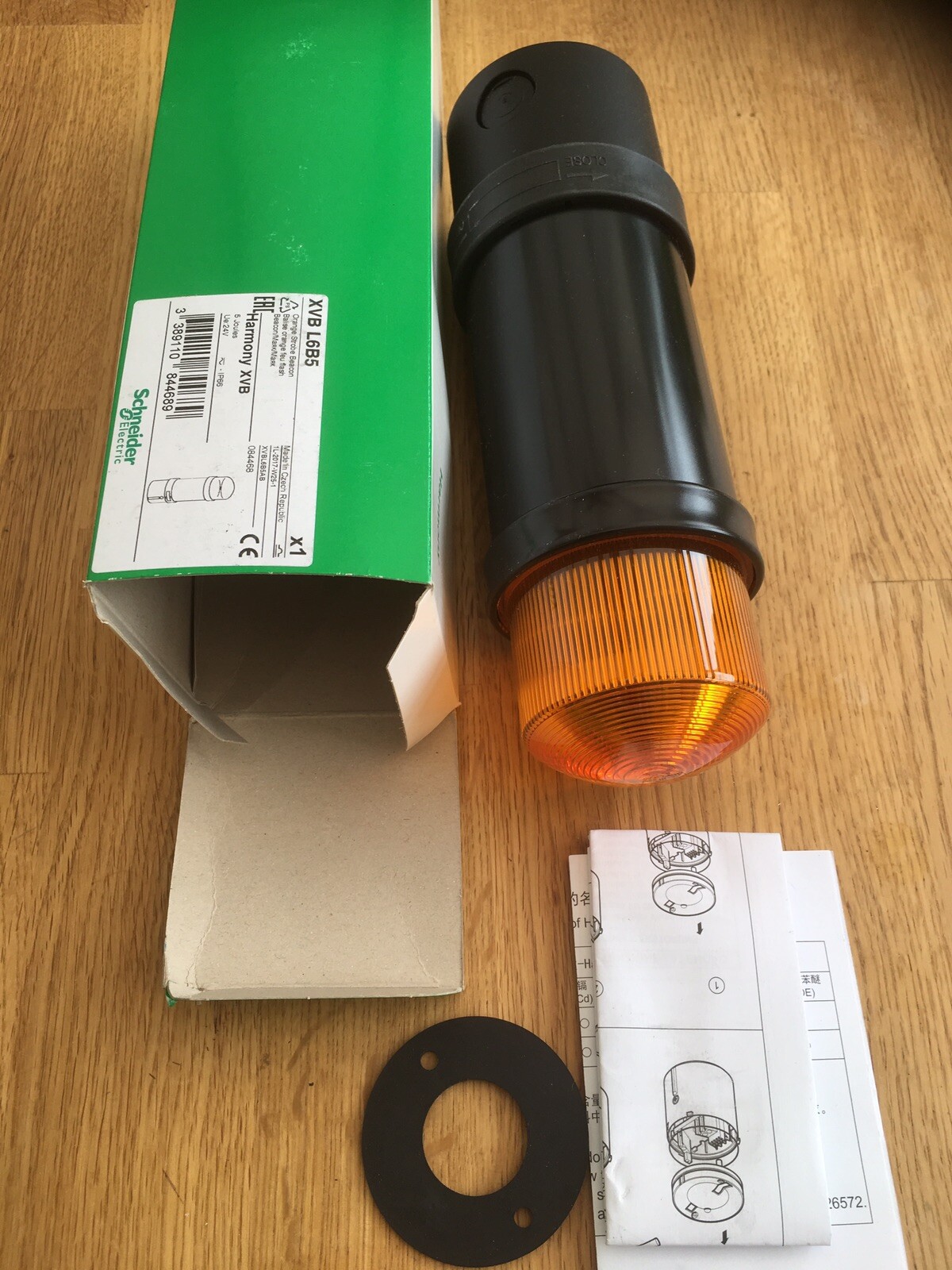 Schneider Electric  Harmony XVB L6B5 Orange Strobe Beacon