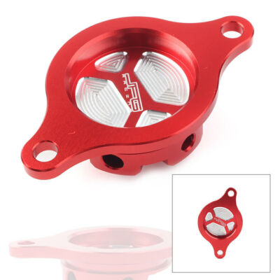CNC Red Aluminum Oil Filter Cover Cap For Honda CRF450R 2009-2016 (CRF 450R)