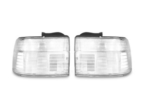 Rare All Clear Rear Outer Pair Tail Lights For 1990 1991 Honda Accord 2d 4d Ebay