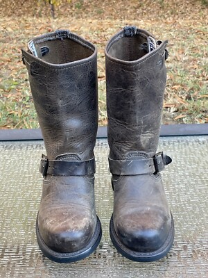Frye Engineer 8R Women's Size 6 M Brown Leather Winter Boots 77500