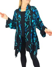 Plus Size Jacket - Starry Flower Combo Broadway 0x 1x 2x 3x 4x 5x 6x