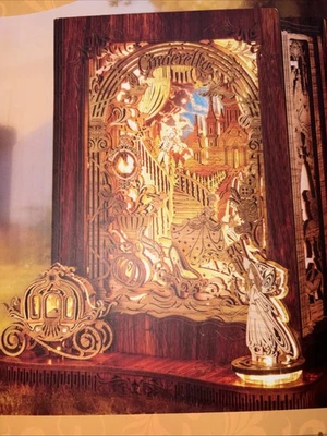 Cinderella’s Storybook Lamp 3D Wooden Puzzle - Image 1 of 4