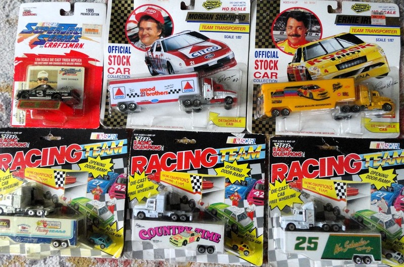 1-1995 PREMIER EDITION 5-NASCAR TRANSPORTER RACING 1991-92w/car