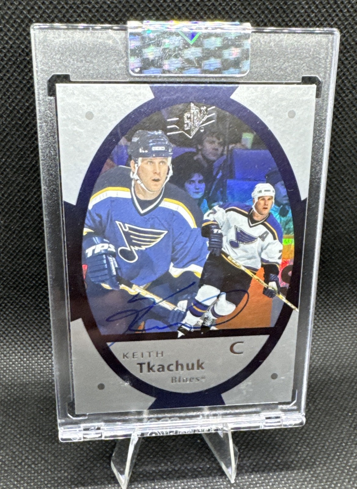 2021-22 Upper Deck Clear Cut - Vintage Views Legends Keith Tkachuk #VV-KT Auto