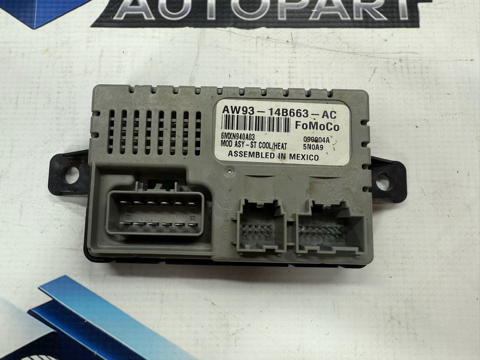 10-12 Land Range Rover L322 Seat Cooling Control Module Unit Rear Aw9314b663ac