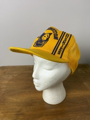 Vintage Washington Huskies Gold Mesh Trucker Hat Snapback 70s 80s