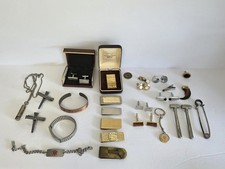Vintage Mens Jewelry Lot Cufflinks Tie Clips ...