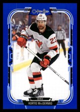 2025-26 UD OPC Blue Parallel 243 Kurtis MacDermid, New Jersey Devils