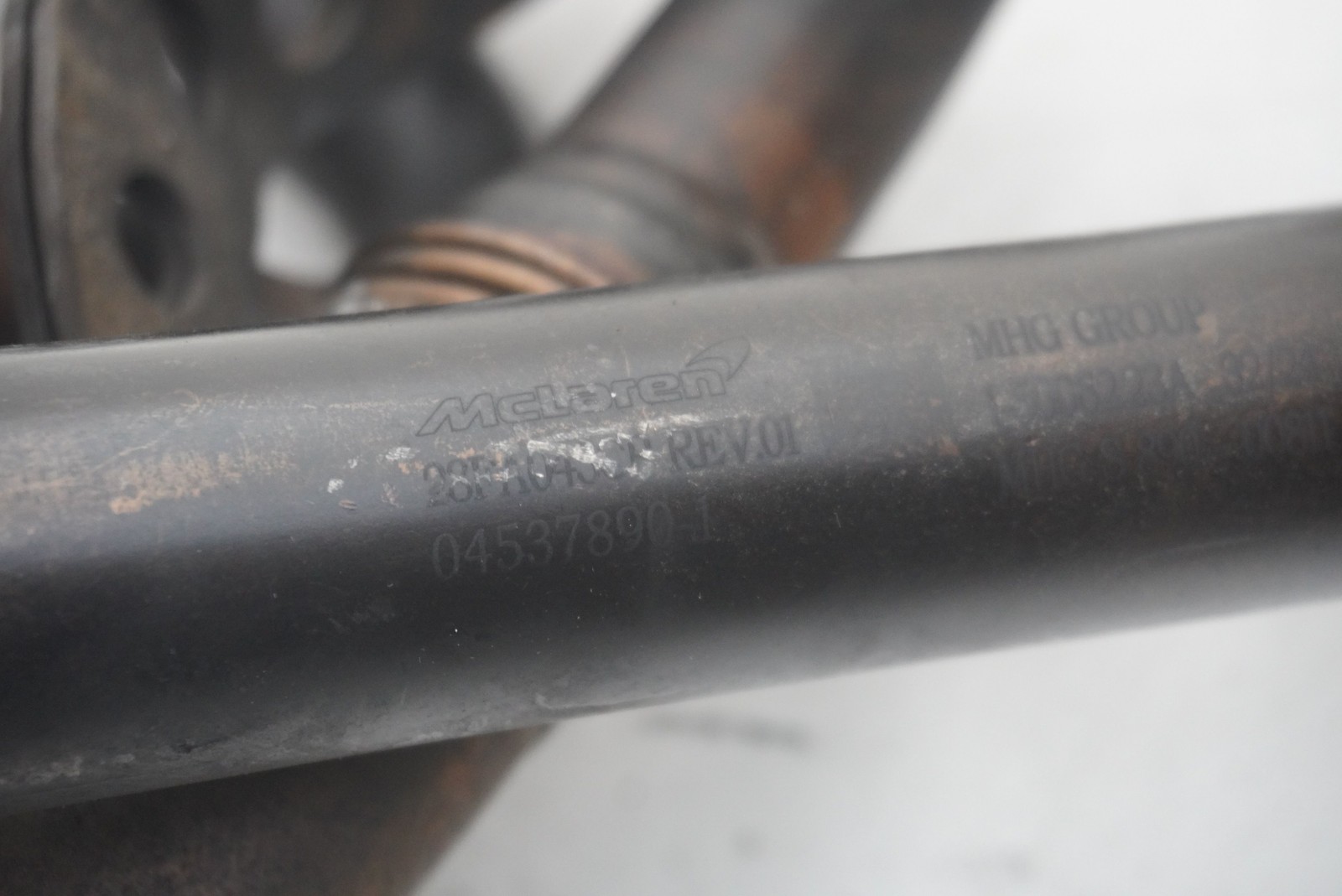 McLaren 750S 2025 Left Exhaust extension P/N 14GA330CP