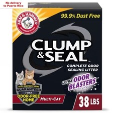Arm Hammer Clump Seal Multi-Cat Clumping Cat Litter - 38lbs