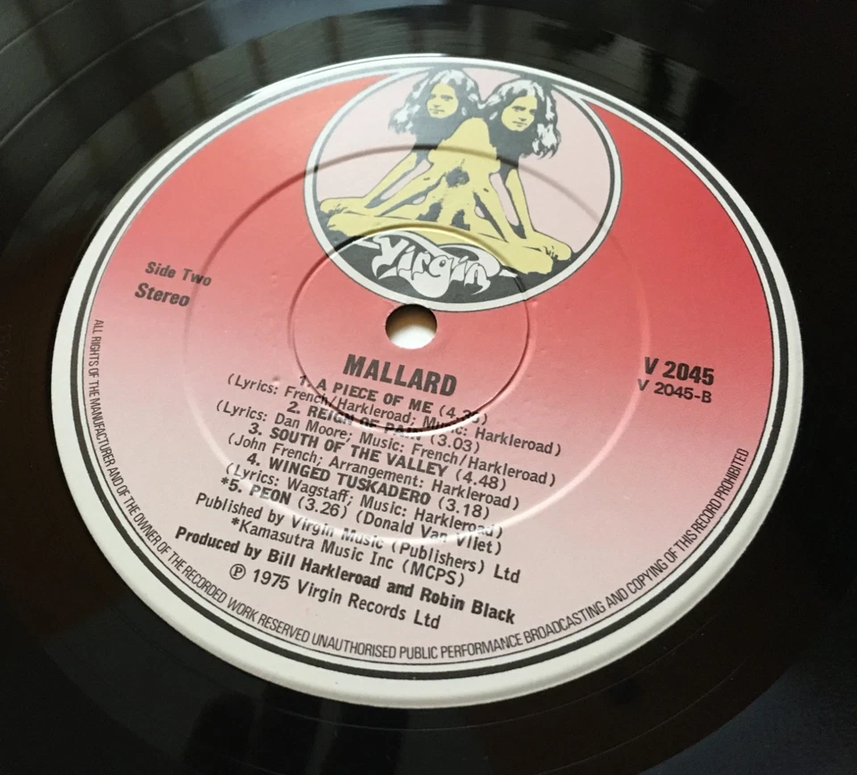 MALLARD LP 1975 UK VIRGIN V2045 A3B3 BILBO LOOKS UNPLAYED M- (CAPTAIN BEEFHEART) - Image 3 of 4