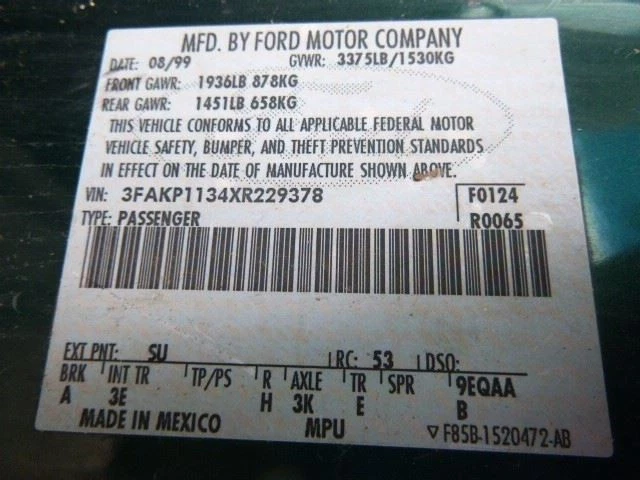 Ford Escort 1999 Coolant Reservoir XS4Z-8A080-AB 3581 Foto 4 de 4