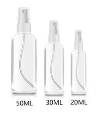 Spray Bottle Transparent Empty Plastic Refillable Spray Bottles