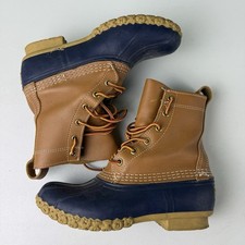Vintage 1980s L.L. Bean Chain Tread Duck Boots Women s 6M Made In Maine