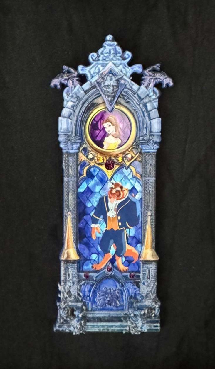 Disney Artland Beauty and the Beast Belle Jumbo Castle Series Pin LE 100
